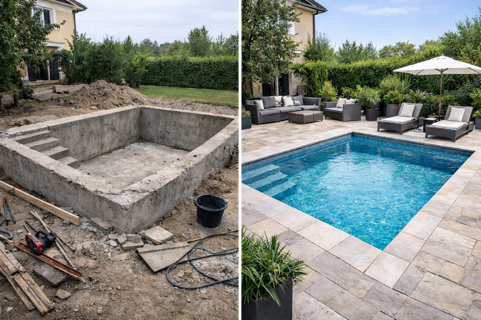 Betonarme Havuz Yapımı