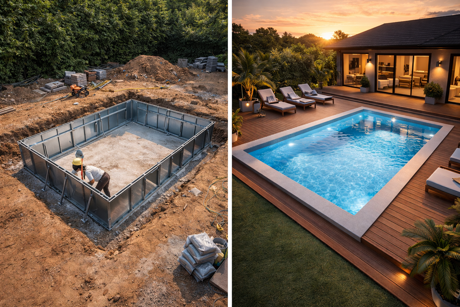 Çelik Panel Havuz Yapımı